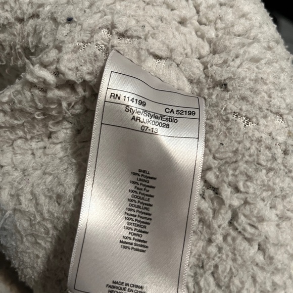 Roxy Sherpa-Lined Jacket, size M - Picture 13 of 13